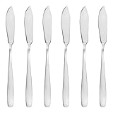 GRÄWE Fischmesser Königstein Set 6-teilig, Fischset für 6 Personen, Messer für Fisch, Edelstahl...