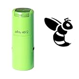 Individueller selbstfärbender Wespenstempel - Personalisierter Gummistempel mit Insekten-Design |...