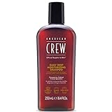 AMERICAN CREW – Daily Deep Moisture Shampoo, 250 ml, Pflegeshampoo für Männer, Haarprodukt ohne...
