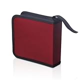 GANILITY CD-Tasche, Tasche für 40 Discs, CD/DVD-Tasche Aufbewahrungsschutz, CD-Aufbewahrungstasche...