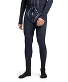 FALKE Herren Wool Tech. Funktionsunterhose Tights Wolle Schwarz Blau Atmungsaktive Unterwäsche zum...