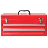 Portable Tool Box Reparatur Multifunktionale Schublade Double Tool Organiser Women's Style Hochglanz...