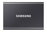 Samsung Portable SSD T7, 1 TB, USB 3.2 Gen.2, 1.050 MB/s Lesen, 1.000 MB/s Schreiben, Externe SSD...