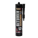 Professioneller Bitumendichtstoff FOME FLEX BITUMEN [1 x 300 ml], witterungsbeständig, zur...