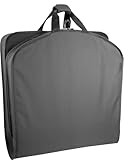 WallyBags® Deluxe-Reise-Kleidersack, 152,4 cm, Grau (Graphite//Nature's Delight), 60-inch,...