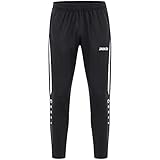 JAKO Herren Polyesterhose Power, Schwarz/Weiß, L