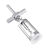 OSALADI Weinflaschenöffner Korkenzieher Silber Kompakt Verschleißfest für Zuhause Bar Restaurants