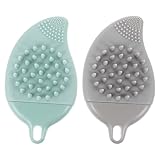 ULTECHNOVO 2 Stück Multifunktionale Silikon massagebürste Weichem Bürstenkopf für...