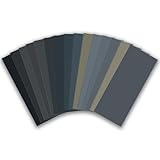 zoerbufan 15 Stück Profi Schleifpapier Set 23x9 cm, Körnung 80 120 150 180 240 320 400 600 800...