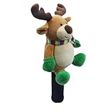 Festliche Golfschlägerkopfhüllen – niedliche Cartoon-Feiertagsschutzhüllen für...