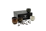 Pheniox Espressotassen 5-teiliges Set - 5 x 50 ml - hochwertige Tee Tassen aus Porzellan -...