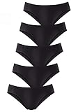 PETITE FLEUR Damen Bikinislip im 5er-Pack, Basic, bequem