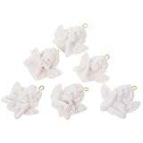 Generisch 12 Stück Kleine Engel Anhänger aus Harz Selbstgemacht Schmuck Zubehör Miniatur Engel...