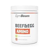 GymBeam Rind- & Ei-Aminosäuren-Komplex - 20 essenzielle und nicht-essentielle Aminosäuren,...