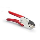 WOLF-Garten Amboss-Gartenschere RS-EN (für Äste bis 19mm Ø, mit antihaftbeschichteten Klingen,...