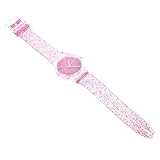 BESPORTBLE Armbanduhr Kinder Bunt Glänzende Quarzuhr mit Cartoon Design Silikonstreifen...