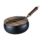 Traditionelle Eisenpfanne für gesundes Kochen, hergestellt für bessere Wärmeverteilung (mit...