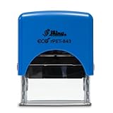 Personalisierter Stempel 47 x 18 mm für bis zu 4 Zeilen - mit eigenen Texten und Logos -...