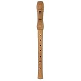 HOHNER Blockflöte C-Sopran, Musica Line, barock, zweiteilig Birnbaum hell: In transparenter...