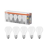 OSRAM LED-Lampe Filament Base A100 Kolbenform 11W 827, 2700K warmweiß, E27, matt, 1521 lm, sofort...