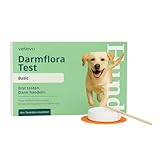 vetevo Darmflora Test Basic Hund Darmprofil Analyse inkl. 7 Schlüssel-Bakterien, pH-Wert &...