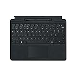 Microsoft Surface Pro Signature Type Cover Tablet QWERTY Tastatur + Pen - Schwarz