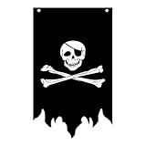 Gwezmxs Piraten Flagge, Flag mit Totenkopf ＆ Gekreuzte Knoche, Fahnen für Piratenpartys,...