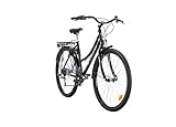 Probike 26 Zoll City Fahrrad Urban Cityräd Shimano 6-Gang Damen, Herren, Mädchen, geeignet ab 155...