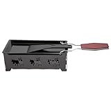 Cryfokt Käse-Raclette-Rotaster, Backblech, Herd für Tragbares, Antihaftbeschichtetes Grillgerät...