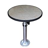 Verstellbarer Wohnmobil-Klapptisch für Wohnmobil, Esszimmer, abnehmbare Beine aus...