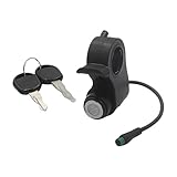 LeeQinersw Elektronisches Zündschloss Zwei Schlüssel 5 Pin Verbindung Wetterfestes Pp Material...