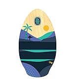 Surfboard SkimOne 39 100cm Kauai Lila Türkis