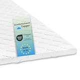 Bodyprotect Topper 140 x 200 x 6 cm, Komfortschaum Matratzentopper, Matratzenauflage, waschbar bis...
