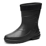 Ladeheid Thermo Eva Gummistiefel Damen gefüttert wasserdichte und federleichte Regenstiefel Damen...