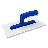 DEWEPRO® Glättkelle, Traufel, Mörtelbrett, Reibebrett aus Kunststoff - 270x130mm (PS) zum...