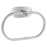 Handtuchring Gebürstet, 304 Edelstahl Handtuchhalter Ring Handtuchhalter Ohne Bohren Handtuchstange...