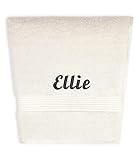 Personalisierbares besticktes Gesichtshandtuch, Strandtuch, Schwimmtuch, 100 % ägyptische...