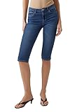 VERO MODA Damen Capri 3/4 Denim Jeans Shorts Kurze Stretch Bermuda Hose Knielang Slim Fit VMJUNE