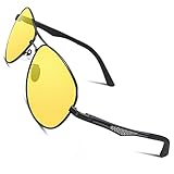 CGID GA61 Premium Al-Mg Pilot-Sonnenbrille, polarisiert, UV400, verspiegelt, für Herren und Damen,...