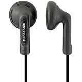 Panasonic RP-HV 094 E-K In-Ear-Kopfhörer (1,2 m Kabellänge, 3,5 mm Klinkenstecker) schwarz