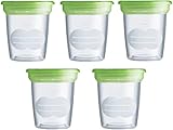 MAM Set mit 5 Behältern für Milch und Lebensmittel, robust und sterilisierbar, aus BPA- und...
