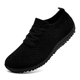 Barfußschuhe Damen Laufschuhe Turnschuhe Schuhe Sportschuhe Damen Bequeme Slip On Sneaker...