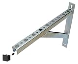 Kolor Schienenkonsole Wandträger Auslegerkonsole Schwerlastträger Träger 400 - 700 mm (900 mm mit...