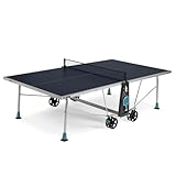 CORNILLEAU 200x - Outdoor Tischtennisplatte - Klappbar - Wetterfest - 5 mm Melaminharzplatte - 10...
