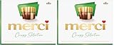 merci Finest Selection Mandel Knusper Vielfalt – 1 x 250g – Gefüllte und nicht gefüllte...