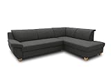 DOMO. collection Ecksofa Panama, klassisches Ecksofa in L-Form, Eckcouch, Sofa Couch, Ecke 254 x 186...