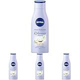 NIVEA Body Sensual Pflegelotion Kokosnuss & Monoi Öl im 4er Pack (1 x 200 ml), schnelleinziehende...