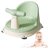 Baby Badewannensitz - Sitz Für Baby | Rückenlehne Badestuhl Mit Saugnäpfen | Rutschfester...
