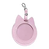 Ausweishülle – Ausweishülle in Katzenform, aus Leder, rund, schützendes Anime-Display für...