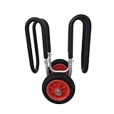 JCXIOC Bootsanhänger Transportwagen Kajakwagen-Ladekapazität, Faltbarer, energiesparender...